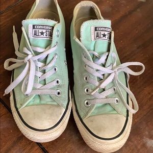 Converse all start mint green size 8